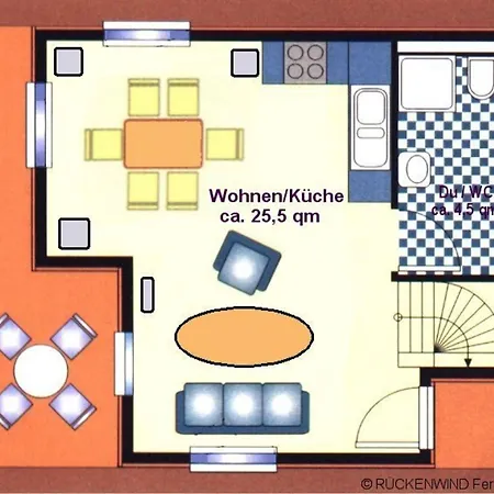 Apartment Neu Renoviertes Schwimmendes Fischland Floating *